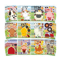 Farm Animal Stickers 48 Sheets Make A Face Stickers Kids Toddlers