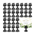 Kathfly 12 Pcs Wedding Table Number Holders Metal Black Place Card Holder