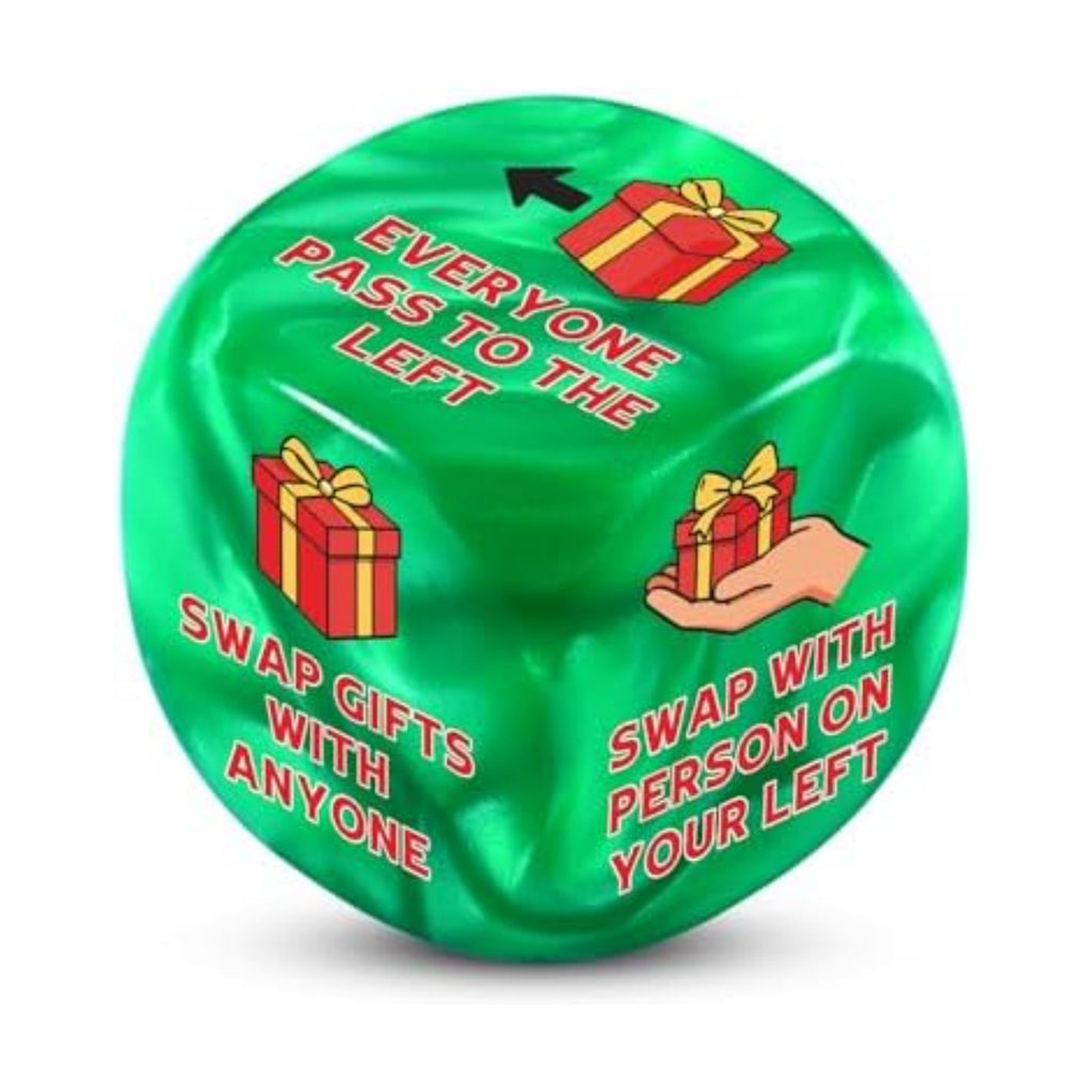Santa Swap Gift Exchange Dice White Elephant Gifts for Women Men Christmas