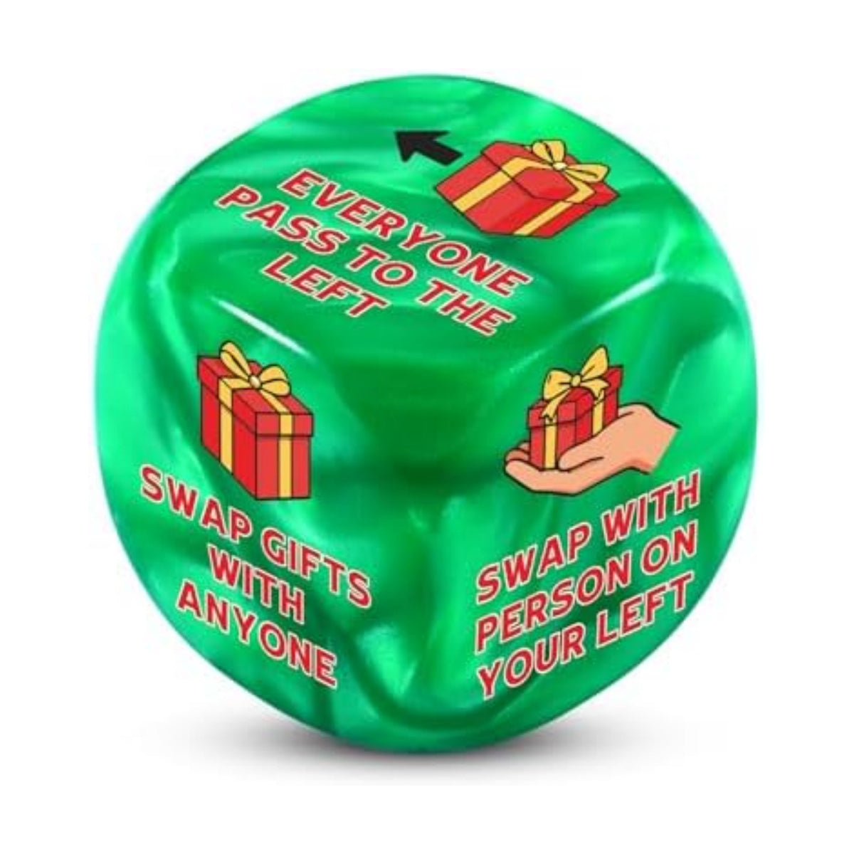 Santa Swap Gift Exchange Dice White Elephant Gifts for Women Men Christmas