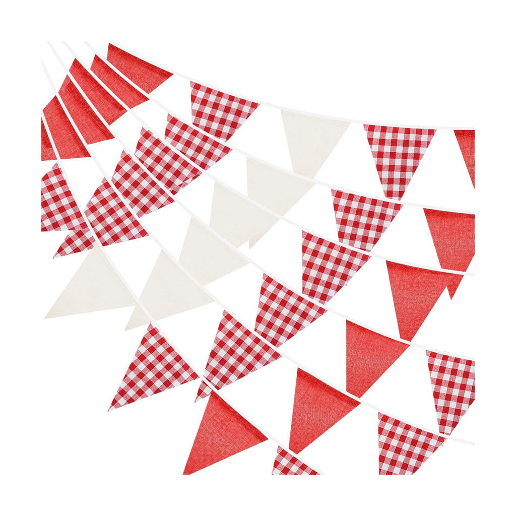 G2PLUS 32Ft Triangle Bunting Banner Pennant Garland Hanging Decorations