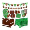 Football Party Decorations Football Party Supplies Kit Serve 24 Plates Napkins Cups Banner Tablecloth for Foot Ball Themed Birthday Gameday Decorations