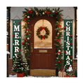 Nuxovilar Front Door Porch Sign Entrance Banner Set 12x71in Polyester