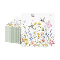 NatNarr 100 Pcs Wildflower Napkins, 5" Floral Cocktail Napkins