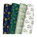 Cuitpan Eid Mubarak Wrapping Paper - Ramadan Kareem Gift Wrap with Mosque, Lantern & CamelDesigns - for Islamic Holidays & Party Decor - 20 x 29 Inches, 8 Folded Sheets, Easy to Store