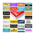 Beeveer 24 Designs Retirement Photo Booth Props, Double Sided PVC Signs
