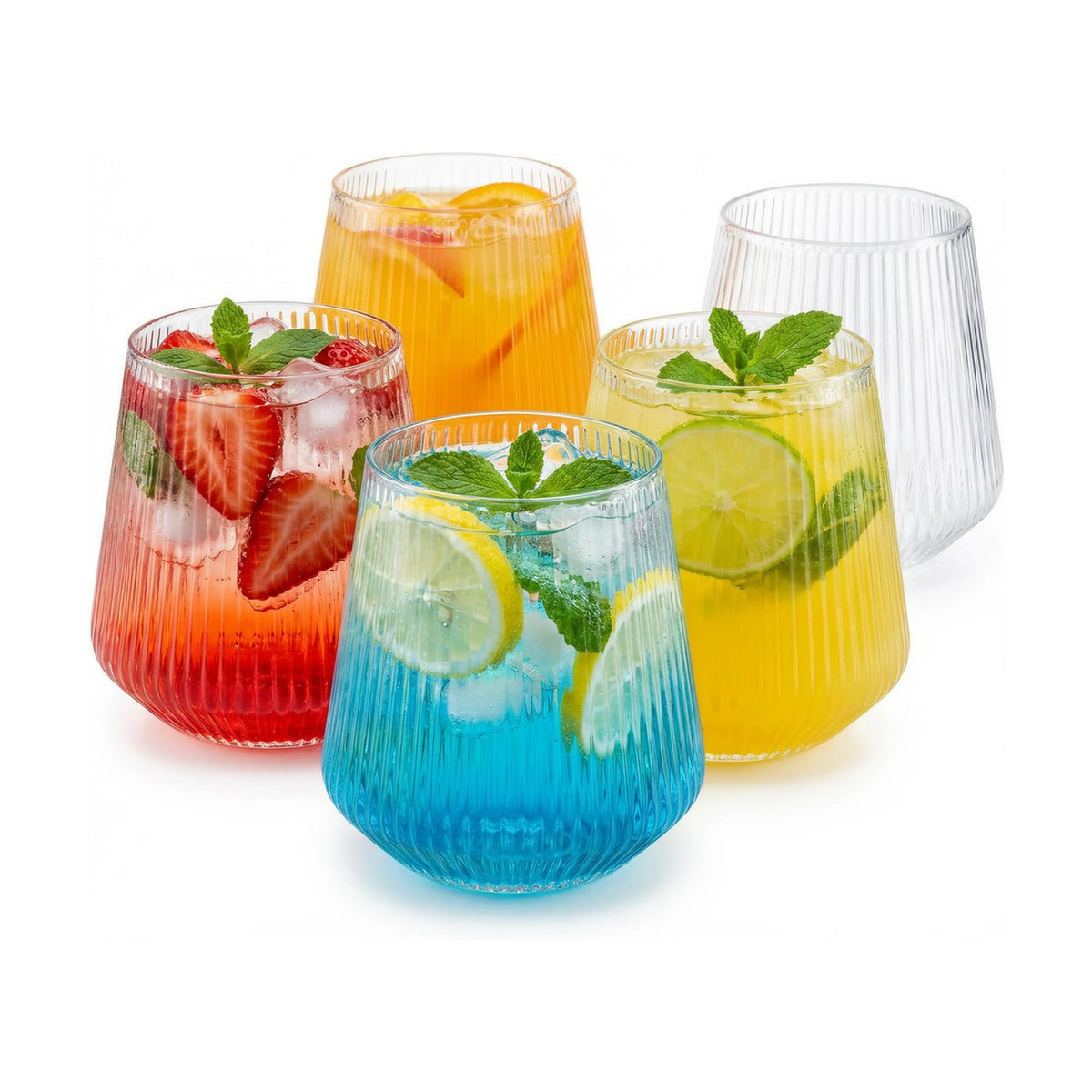 40 Pack Plastic Wine Glasses, 12 Oz Disposable Cocktail Whiskey Glasses