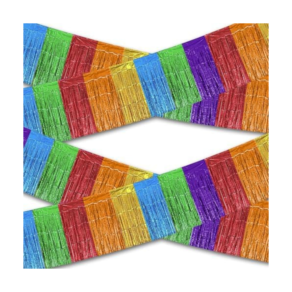Fiesta Party Decorations - 2 Pack Cinco De Mayo Fringe Streamers,10 FT