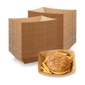 250 Pack 3lb Paper Food Boats - Grease-Resistant Food Trays,Heavy-Duty Food Trays Disposable for Hot Dog,Hamburger,Sandwiches,Nacho,Fries,Onion Rings or Other Snacks