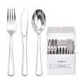 Glowserve 306 Pack Silver Disposable Plastic Silverware Set Cutlery Set