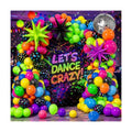 147PCS Neon Balloon Arch Garland Kit with Glow in the Dark Balloons for 80s 90s Disco, Rock and Roll, Birthday, Fiesta and Let's Glow Party Decorations