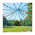 Lincia 600 Sheet Paper Chain Garland Strips, Blue Gradient