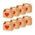 Colarr 48 Pcs Valentine's Gift Boxes with Handle 5.9 x 3.5 x 3.5 Inch