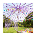 Lincia 600 Sheet Paper Chain Garland Strips, Purple Gradient