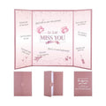 WSICSE Pink Farewell Guest Book Card, We Will Miss You Sign-In For Party