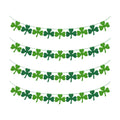 MARFOREVER 4 Pcs Felt Shamrock Banner St Patrick's Day Decorations
