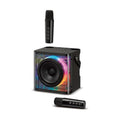 iLive Bluetooth Karaoke Machine with 2 Wireless Microphones & LED Lights
