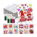 24Pcs Valentines Day Crafts Gifts Kits for Boys, Girls & Adults, Valentine's Arts and Crafts DIY Puzzle with Chocolate Cake Heart Owl, Jigsaw for Classroom Activities Party Favors Exchange Supplies