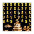 Xinnun 8 Pcs Money Party Decorations Gold Dollar Sign Hanging Banners