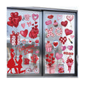 Valentines Day Window Clings for Glass Windows, Valentine's Day Decorations