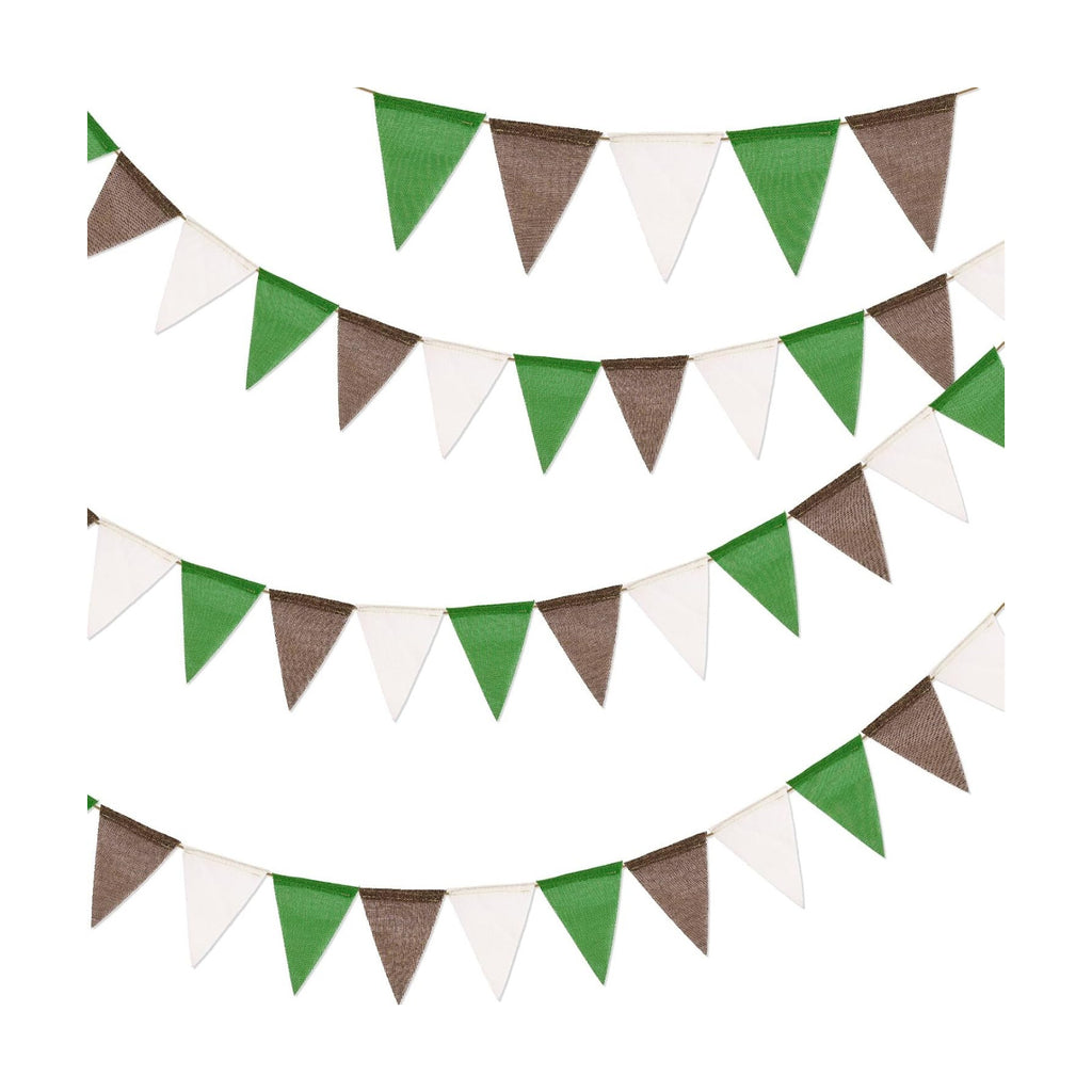 G2PLUS Triangle Flag Bunting, Pennant Banner and Decorative Garland, 39Ft
