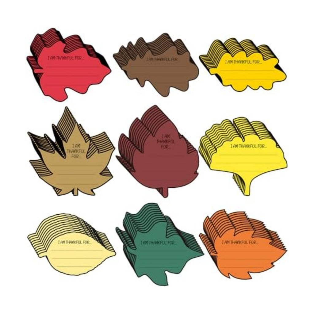 Engrowtic 90 Pcs Thankful for Leaves Cards for Thanksgiving I Am Thankful for Paper Cutouts Accents Table Place Cards for Fall Party Decorations Supplies (Novel)