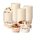 Willinglong 24 Pcs Thanksgiving Paper Containers with Lids Disposable Fall