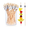 JtmyAota 100 Pack Skull Cocktail Picks, Halloween Toothpicks for Appetizers