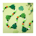 Jansun 8.2ft 3D St Patrick's Day Shamrock Felt Garland