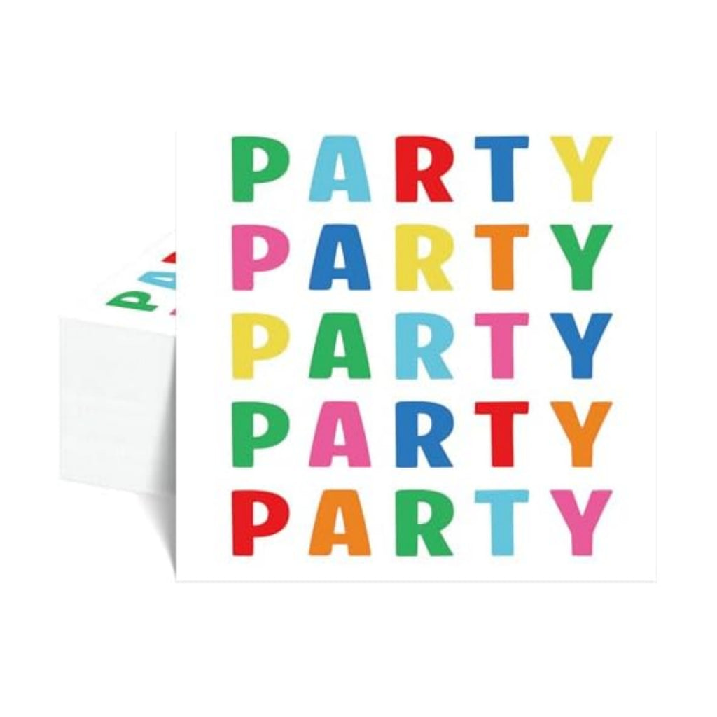 Natnarr 100 Pcs Party Napkins, 5" Rainbow Napkins for Birthday