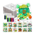 St Patricks Day Crafts for Kids & Adults Bulk, St. Patrick's Day Activities Classroom Gifts, Irish DIY Kits Jigsaw Puzzles with Pot of Gold, Leprechaun Shamrock, March Arts for Party Favors Supplies