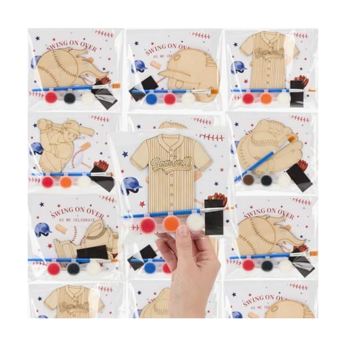 Bafeil 24 Set Baseball Party Favors - Baseball Goodie Bags Favors