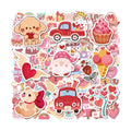 Valentines Stickers - 100 PCS Heart Rose Stickers for Kids | Valentines Day Gifts Crafts Activities Party Favors Supplies Decorations for School Classroom