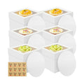 6 Pack Cake Boxes with Window, 10x10x8 Inches, for Wedding Birthday