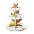 ANGOLIO Chicken Birthday Cupcake Stand - 3 Tiered Hen Party Decorations