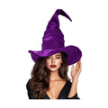 Ibeauti Witch Hat Women Large Ruched Halloween Witch Hat Costume Accessory for Party