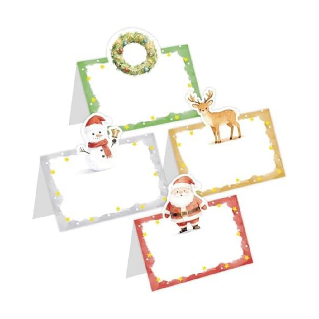 48 Pcs Christmas Place Cards Foldable Tent Cards (Christmas)