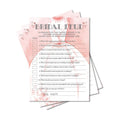 Bridal Shower Games, Wedding Games, Bridal Feud Engagement Bachelorette Party Game, Bridal Shower Decorations, 30 Cards Per Set (Suit022)