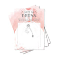 Bridal Shower Games, Wedding Games, Guess The Dress Engagement Bachelorette Party Game, Bridal Shower Decorations, 30 Cards Per Set (Suit024)