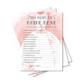 Bridal Shower Games, Wedding Games, Who Knows The Bride Best Engagement Bachelorette Party Game, Bridal Shower Decorations, 30 Cards Per Set (Suit020)