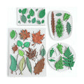 HKNMTT Leaf Fondant Silicone Mold Small Maple Shapes, 34 Cavity Tree Fern Leaves Rose Flower for Cake Cupcake Topper Craft Decorating Sugar Candy Clay Plant Moulds DIY BPA Free
