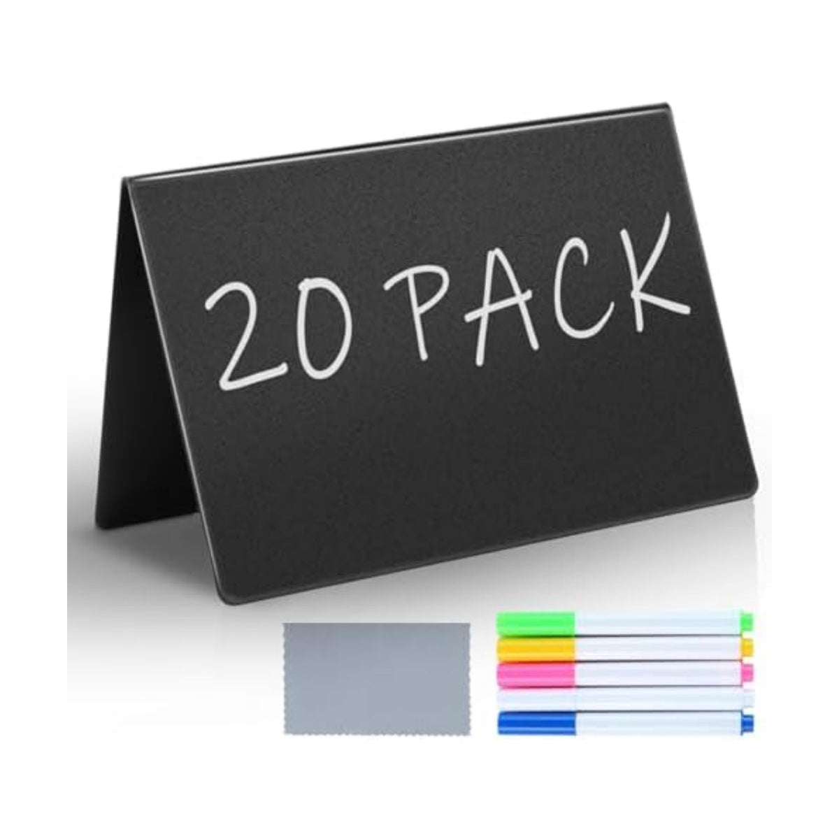 20Pcs Food Labels for Party Buffet, Mini Chalkboard Signs for Food