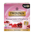 Twinings Pomegranate & Raspberry Herbal Tea Individually Wrapped Bags, 100 Count (Pack of 1), Naturally Caffeine-Free, Enjoy Hot or Iced, 100 Teabags