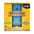 Twinings Decaffeinated Lady Grey Black Tea Individually Wrapped Bags, 100 Count (Pack of 1), Orange Peel & Lemon Peel, Fresh and Uplifting, Caffeinated, Enjoy Hot or Iced, 100 Teabags