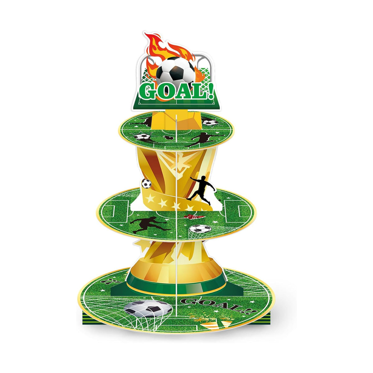 Soccer Party Decorations Soccer Cupcake Stand Sports Cake Topper Supplies