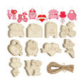 80PCS Wooden Heart Ornaments to Paint Valentine's Day Craft,10 Styles DIY Blank Unfinished Wood Heart Cutouts Ornament for Crafts Spring Tree Hanging Decorations Love