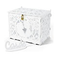 Jolik Wedding Card Box with Sign – Large Rustic Wedding Money Box Holder, DIY Envelop Gift Card Shadow Boxes for Wedding Reception, Anniversary, Graduation, and Birthday Parties