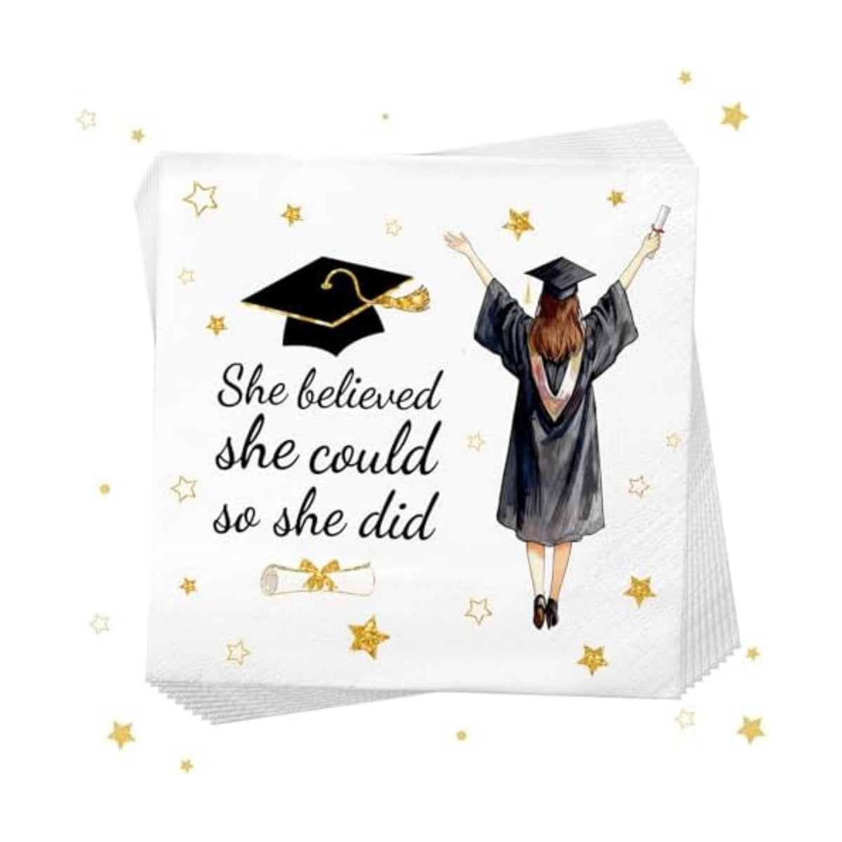 Congrats Graduation Napkins - 50pcs, 2Ply