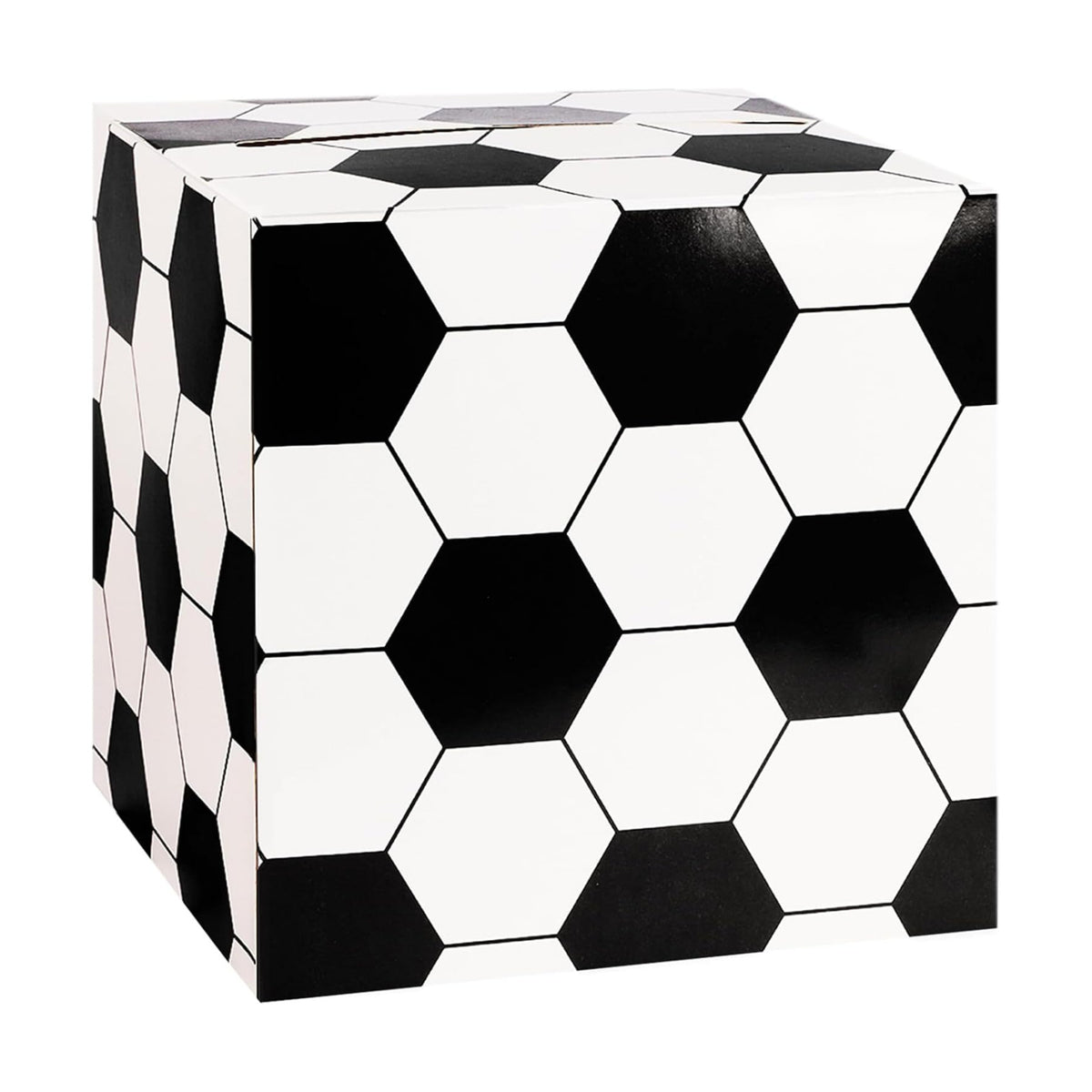 Soccer Card Box Sports Party Favors Post Box Cardboard Receiving Money Holder for Soccer Theme Wedding Reception, Baby Showers, Anniversary, Birthday Party, Graduation Table Centerpiece Decorations