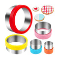 Nifogo Round Circle Cookie Cutter 5 Pcs